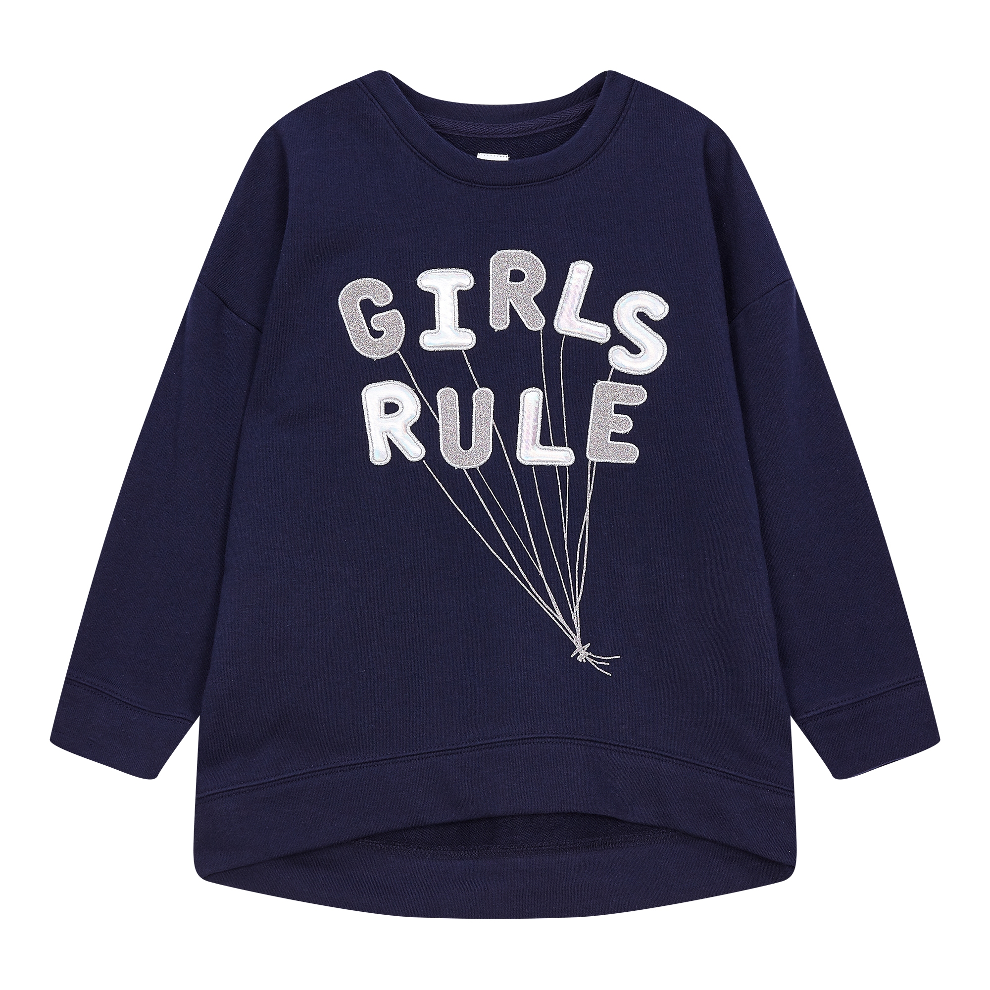 ★갭키즈 18년 FALL★ [키즈 여아 6-14세] GIRLS RULE 맨투맨 티셔츠 - S.I.VILLAGE [GAP Kids]★갭키즈 18년 FALL★ [키즈 여아 6... 