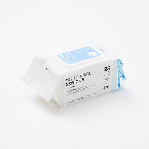 찌든때도 잘 닦이는 물걸레 청소포_25매