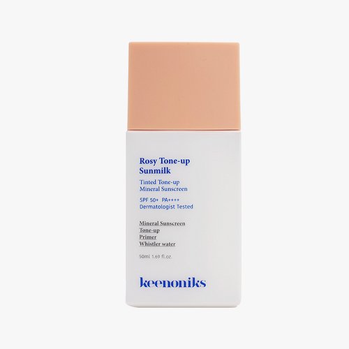 [키노닉스] 로지 톤업 선밀크_50ML - S.I.VILLAGE [JAJU][키노닉스] 로지 톤업 선밀크_50ML -