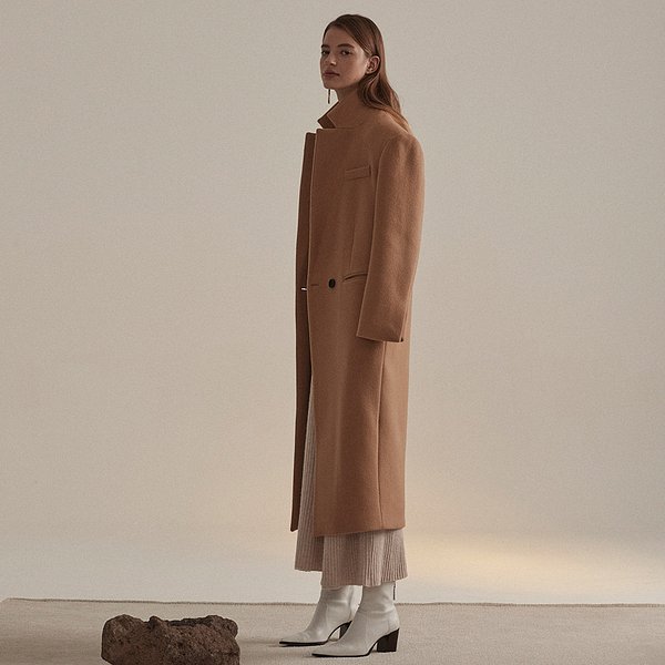 [김설희 착용]Roi Cashmere Blend Oversized Long Coat_Camel - S.I.VILLAGE [MUSEE][김설희 착용]Roi Cashmere Blend Oversized Long... 