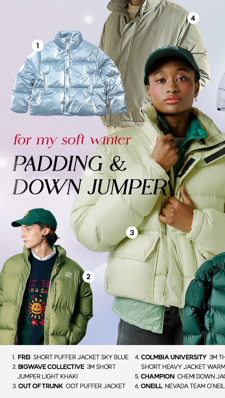 for my soft winter, PADDING & DOWN JUMPER 페이지 1