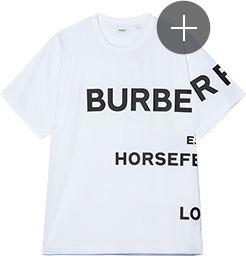 [BURBERRY] 프린트 티셔츠