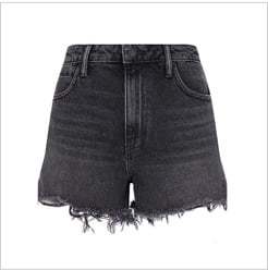 ALEXANDER WANG [alexanderwang.t] 밑단 포인트 데님 숏 팬츠