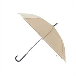 자주 불투명 우산 60CM 브라운