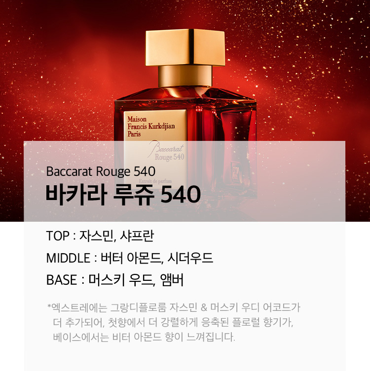 Baccarat Rouge 540 바카라 루쥬 540