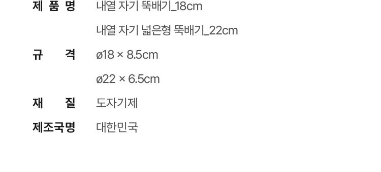 상품 정보