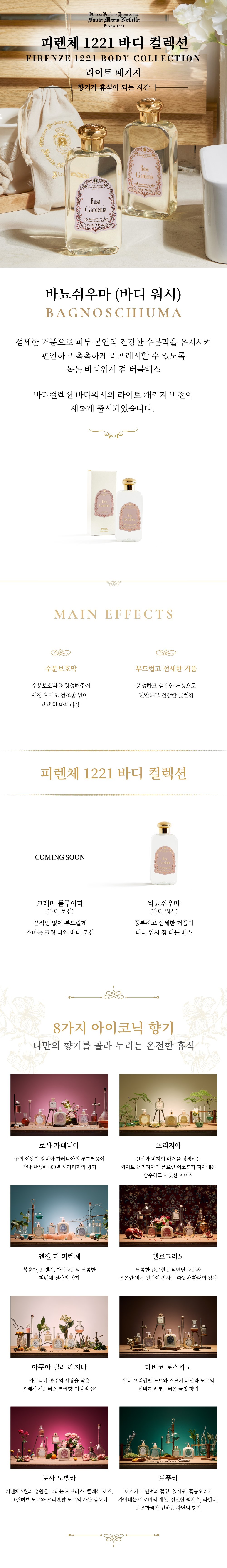 Santa Maria Novella 산타마리아노벨라 [향수2ml 그립톡증정] 바뇨쉬우마 라이트 왁스 타블렛 세트 S I