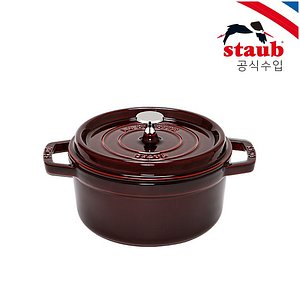 STAUB(스타우브) [공식][스타우브] 원형 꼬꼬떼 22cm 석류레드 ST102287 | S.I.VILLAGE (에스아이빌리지)