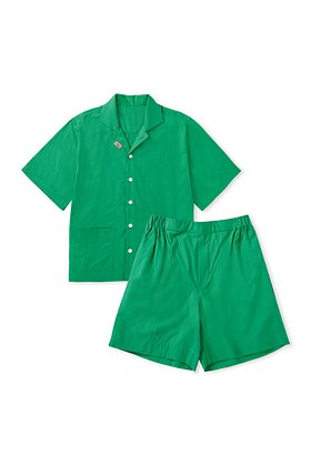 FRANKLY!(프랭클리) Pure Cotton Solid Pajama Set, Green | S.I.VILLAGE (에스아이빌리지)