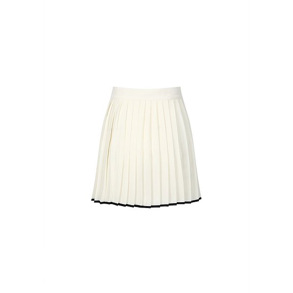 [SS21] Pleated Skirt with Vintage button