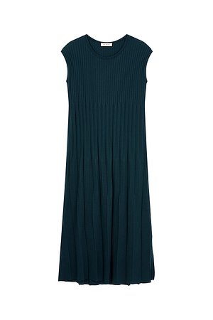 ILAIL(일라일) 언발 플리츠 니트 드레스 | S.I.VILLAGE (에스아이빌리지)