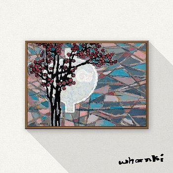 김환기, 항아리와 매화 / Jar & Prunus-Blossom