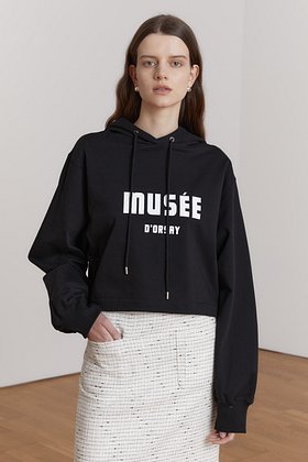 MUSEE(뮤제) MUSEE D'ORSAY Oversized Hood Sweatshirt_Black | S.I.VILLAGE (에스아이빌리지)