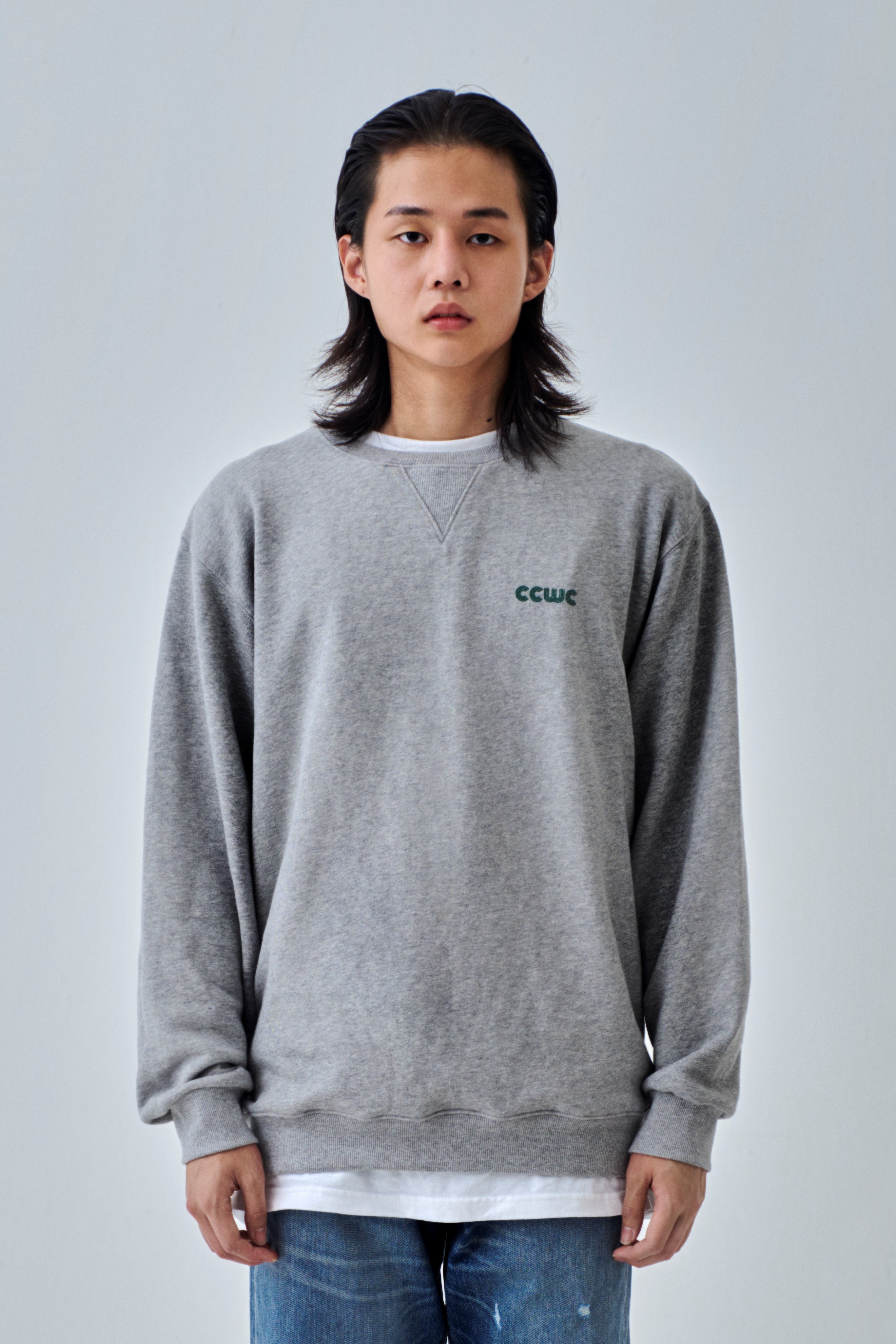 【Crazy Car Wash Crew】CCWC LOGO STITCH SWEAT SHIRTS CRAZY CAR WASH CREW (종료)(크레이지 카 워시 크루) CCWC LINE