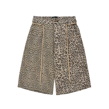 Twofold Leopard Shorts [Beige]