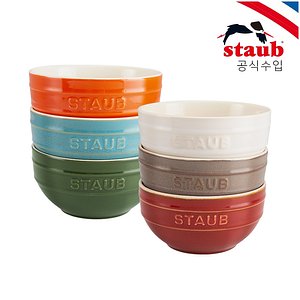 STAUB(스타우브) [스타우브] 레인보우 보울 6P 세트, 14cm ST1014731 | S.I.VILLAGE (에스아이빌리지)