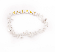 [T Balance] ENERGY Clear Quartz Crystal Healing Bracelet