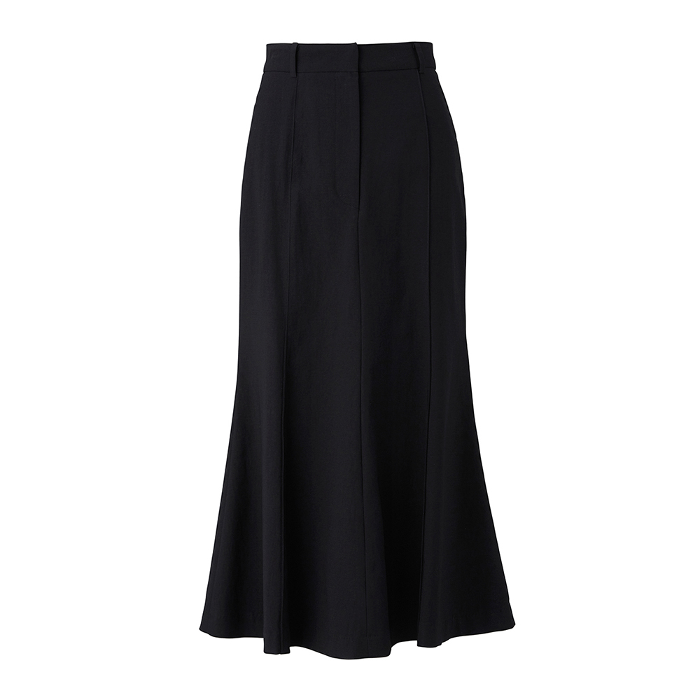 Long mermaid skirt - Black