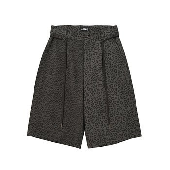 Twofold Leopard Shorts [Charcoal]