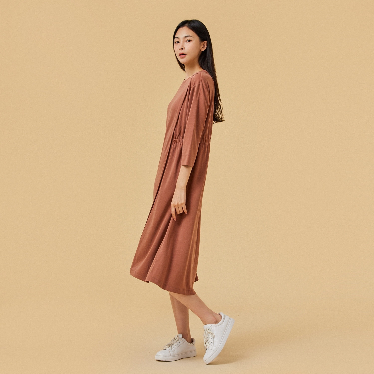 JAJU(자주) 올데이 샌드워싱 데일리 원피스 | S.I.VILLAGE (에스아이빌리지) [JAJU]올데이 샌드워싱 데일리 원피스 - 