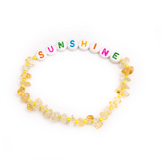 [T Balance]SUNSHINE Citrine Crystal Healing Bracelet