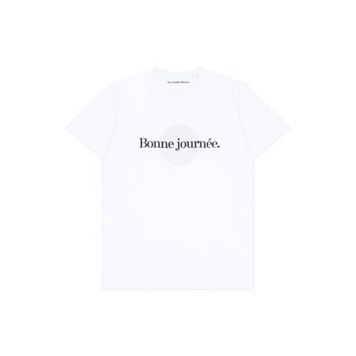 LES PETITS BASICS(르쁘띠바직) LES PETITS BASICS 여성 Bonne journee. 프린트 로고 티셔츠 HLT32FRTS205WH | S.I.VILLAGE... 