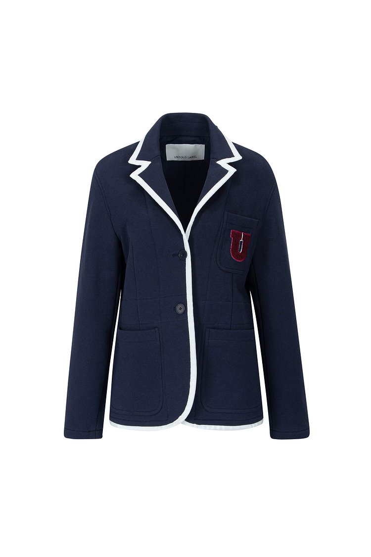 BOUCLE PREP SCHOOL JACKET_NAVY [U3S0J10255]