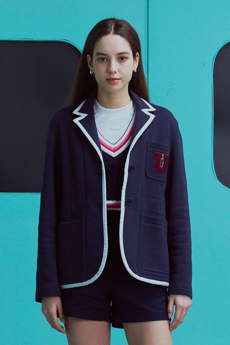 BOUCLE PREP SCHOOL JACKET_NAVY [U3S0J10255]