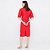 Round Sleeve Dress_Red