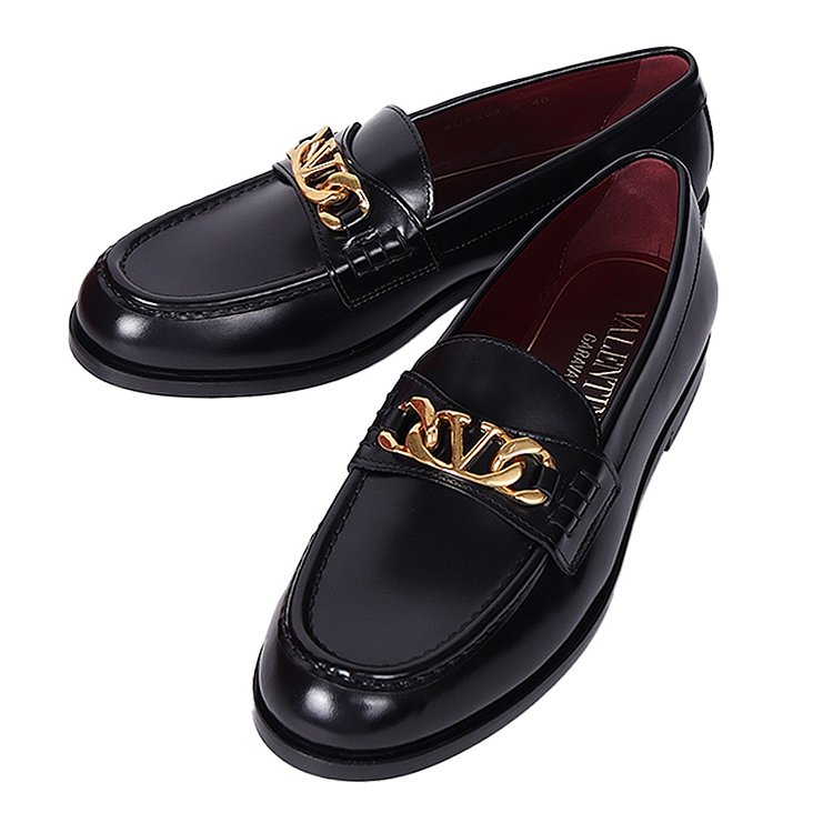 VALENTINO(발렌티노) 발렌티노 23FW 남성 V로고 로퍼 블랙 3Y2S0G03 
