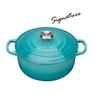 LE CREUSET(르크루제) [르크루제] 시그니처 원형 22cm-캐리비안 | S.I.VILLAGE (에스아이빌리지)