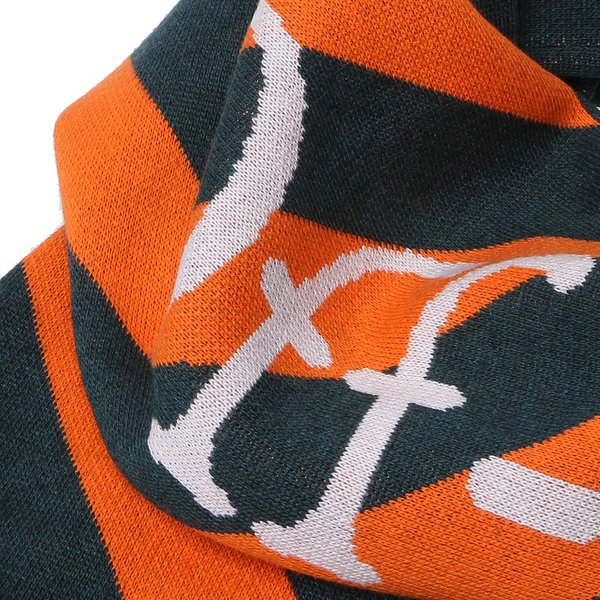 [OFFWHITE](MEN) OFF WHITE TM SCARF DARK GREEN  ORANGE-F