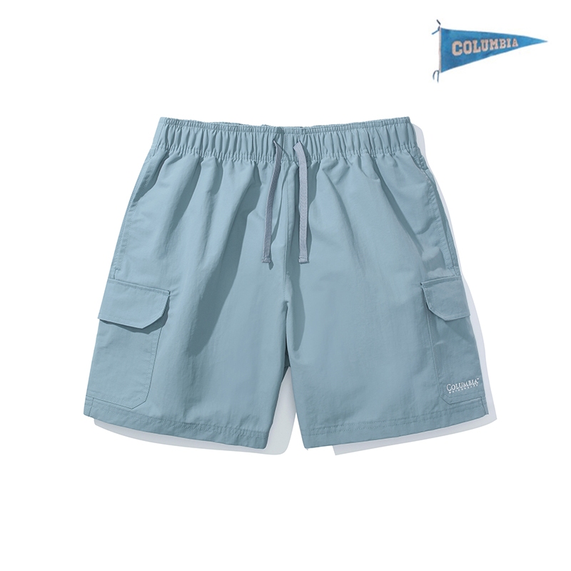★★Columbia★★ CU SIGNATURE CARGO NYLON SHORTS PANTS Light COLUMBIA UNIVERSITY(컬럼비아 유니버시티) CU SIGNATURE CARGO