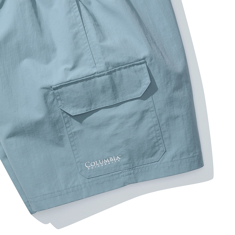 ★★Columbia★★ CU SIGNATURE CARGO NYLON SHORTS PANTS Light Columbia University-CU SIGNATURE CARGO NYLON SHORTS PANTS