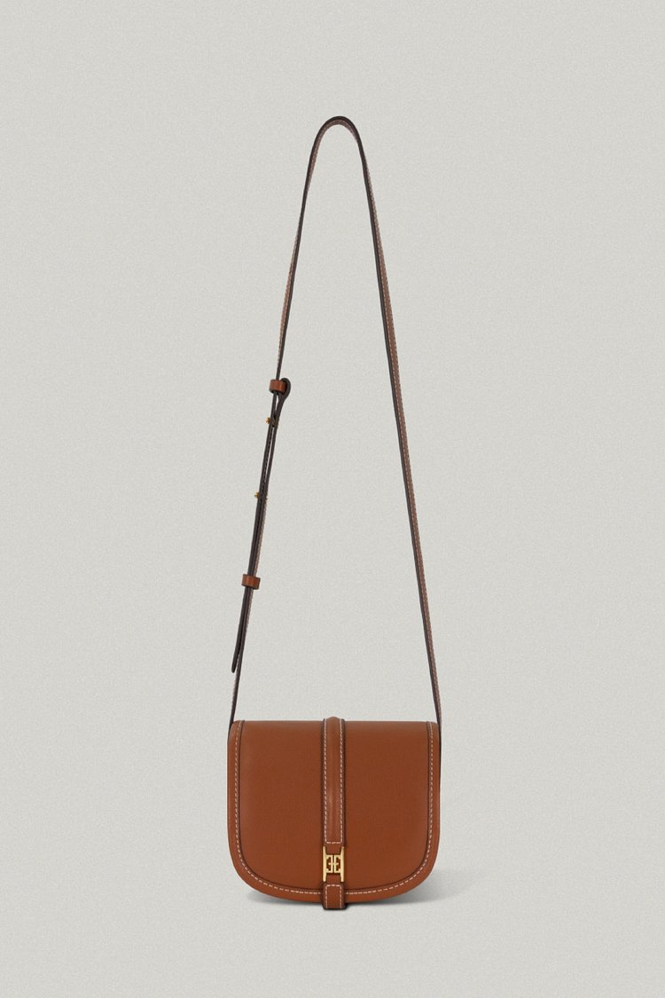 CLASSIC LOGO MINI POCHE BAG [BROWN - STITCH]