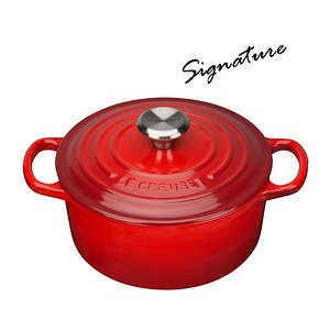 LE CREUSET(르크루제) [르크루제] 시그니처 원형 22cm-빨강 | S.I.VILLAGE (에스아이빌리지)