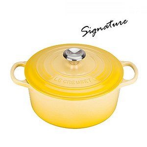 LE CREUSET(르크루제) [르크루제] 시그니처 원형 22cm-솔레이 | S.I.VILLAGE (에스아이빌리지)