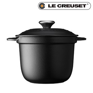 LE CREUSET(르크루제) 르크루제 고메밥솥18cm(2.0L)-매트블랙 | S.I.VILLAGE (에스아이빌리지)