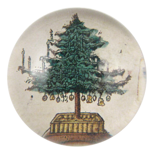 [John Derian]Holiday Tree DOME PAPERWEIGHT