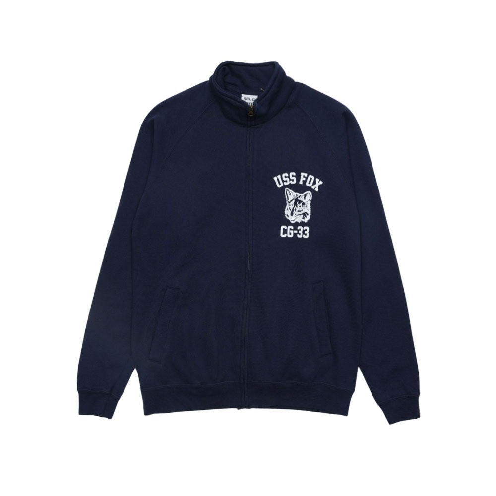 スウェット・トレーナー Wild Donkey Unisex FOX Zip-up Navy FZ-FOX-DEEP NAVY WILD DONKEY(와일드동키) 와일드동키 남녀공용 FOX 집업 네이비