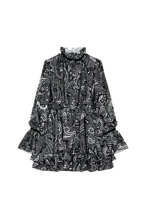 PHILIPP PLEIN(필립플레인) 여성 페이즐리 패턴 크레이프 숏 드레스 | S.I.VILLAGE (에스아이빌리지)
