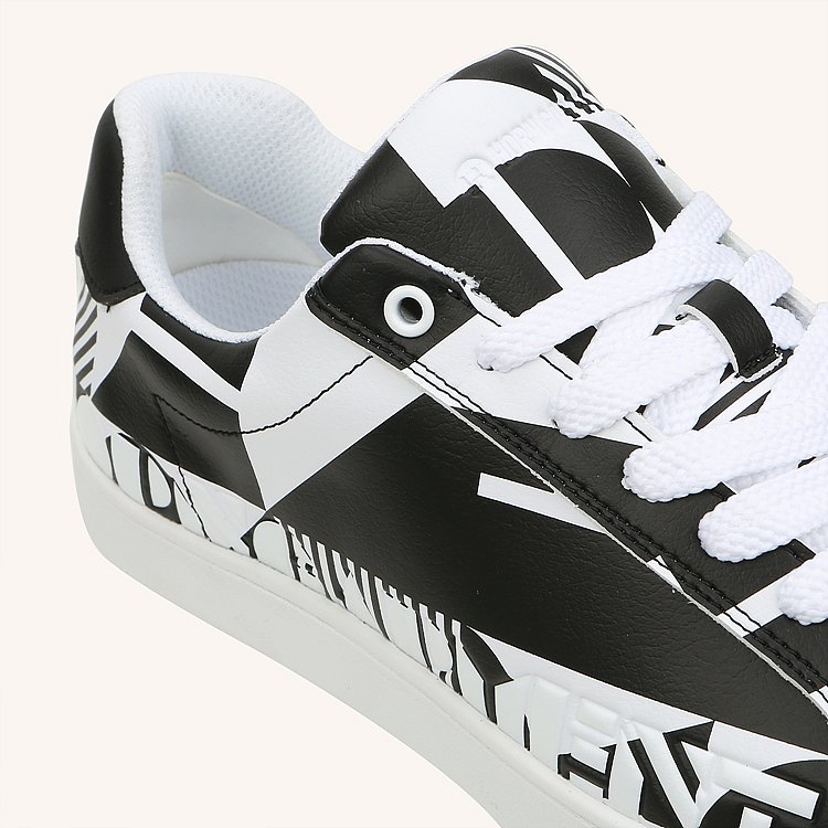 W HG LOGO GEOMETRY PATTERN GOLF SHOES