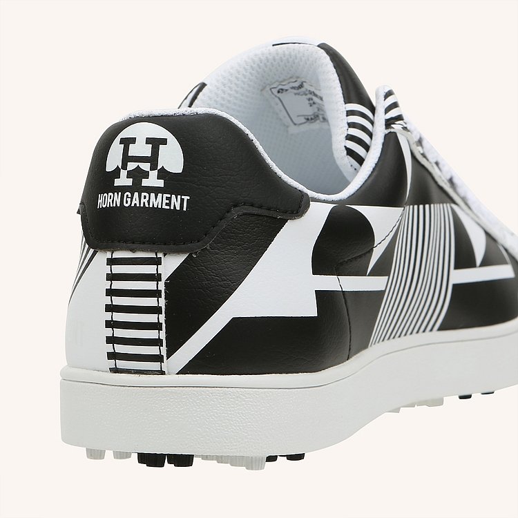 W HG LOGO GEOMETRY PATTERN GOLF SHOES