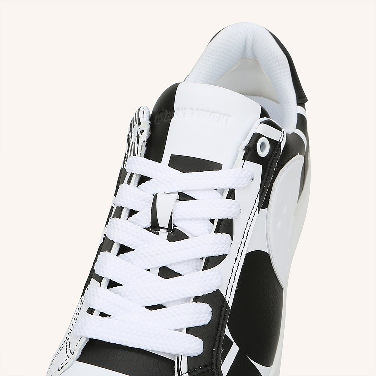 W HG LOGO GEOMETRY PATTERN GOLF SHOES