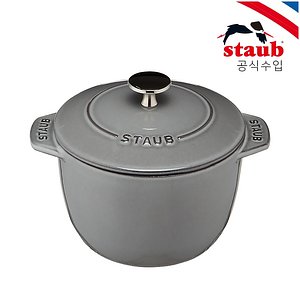 STAUB(스타우브) [공식][스타우브]라이스 꼬꼬떼 16cm 그레이 ST1721618 | S.I.VILLAGE (에스아이빌리지)