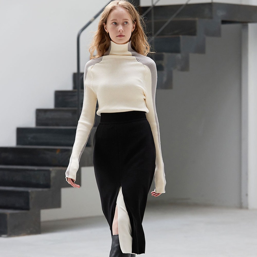 [배우 정혜성 착용] Sion half-turtleneck Knit