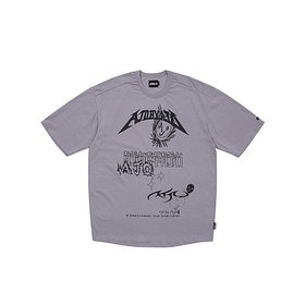 AJOBYAJO(아조바이아조) AJO Collage T-Shirt [GREY] | S.I.VILLAGE (에스아이빌리지)