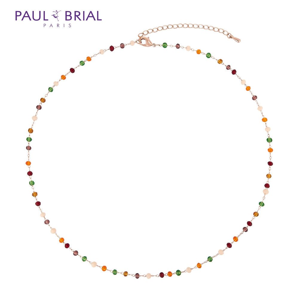 [PAUL BRIAL] 폴브리알 폴브리알 PJBN0219 비즈 목걸이(ORANGE)