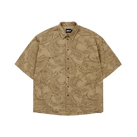 AJOBYAJO(아조바이아조) Paisley Short Sleeves Shirt [BEIGE] | S.I.VILLAGE (에스아이빌리지)