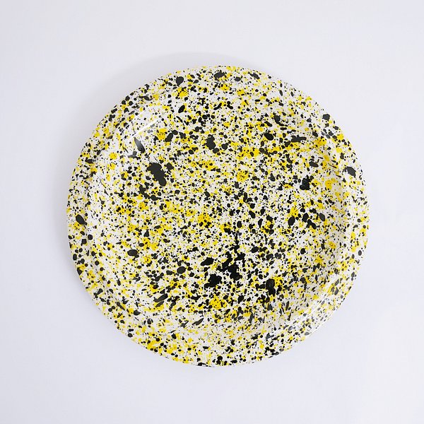 [Fabrik Pottery] 스플래쉬 런치 플레이트 Yellow & Black (BOONTHESHOP Exclusive)